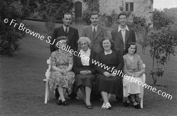 LISMORE CASTLE  GROUP OF STAFF